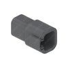 23-13148-408 RECEPTACLE-4CAV,DTP,DUFDTP04-4P,GY
