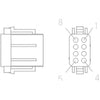 23-13148-807 PLUG-8CAV,DTM,DUF,BK,A,150C