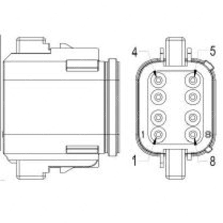 23-13148-809 PLUG-8CAV,DT,DUFDT06-08SA-CO15