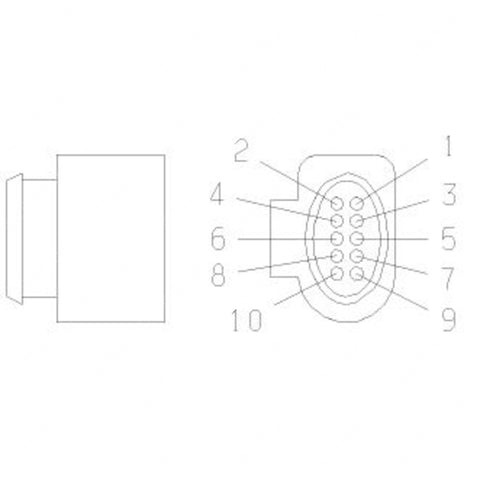 23-13149-031 CONNECTOR-PLUG,ELECTRICAL-10CAV,MT2S