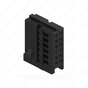 23-13151-066 PLUG-12CAV,MQS,AI 1379219-1,BK