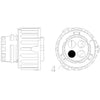 23-13151-416 PLUG-4CAV 1BLKD,SCC25,AI ,BK