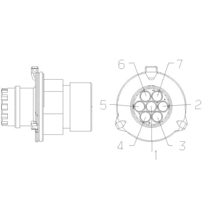 23-13151-701 PLUG-7CAV,SCC15,AI 1718230-1,B