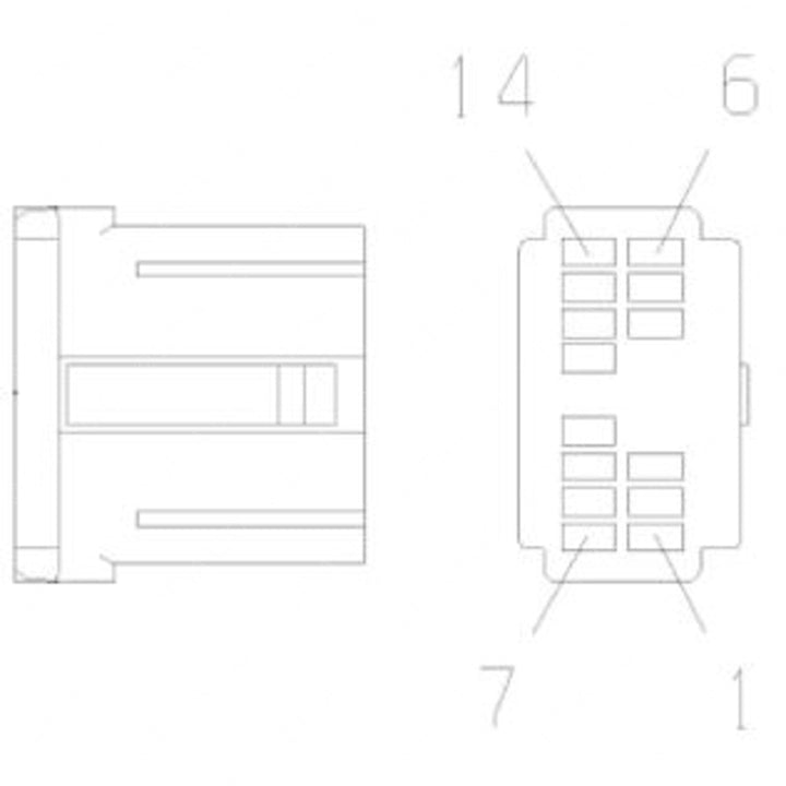 23-13152-001 PLUG-14CAV,ILAG5,JAE,G