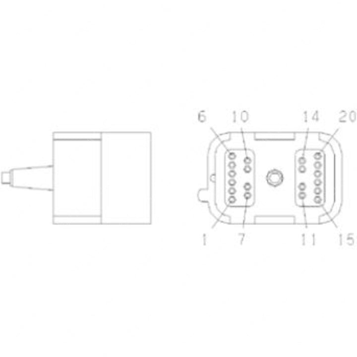 23-13153-051 PLUG-20CAV MX150S AFL BK