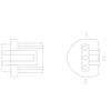 23-13153-310 PLUG-3CAV B2.8S FOR HDLP STLG