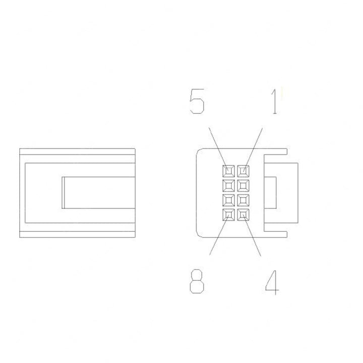 23-13153-808 PLUG-8CAV,MX64GET,MOL,BK