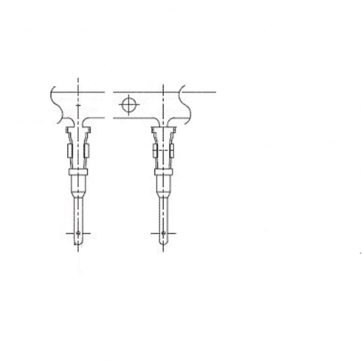23-13210-531 TERM-MALE,S16,GOLD PLATED,1-2,AMV