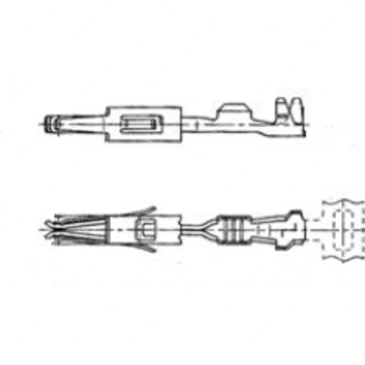23-13211-120 TERMINAL-FEMALE,DCS2 1.5,CR/NI SPRING