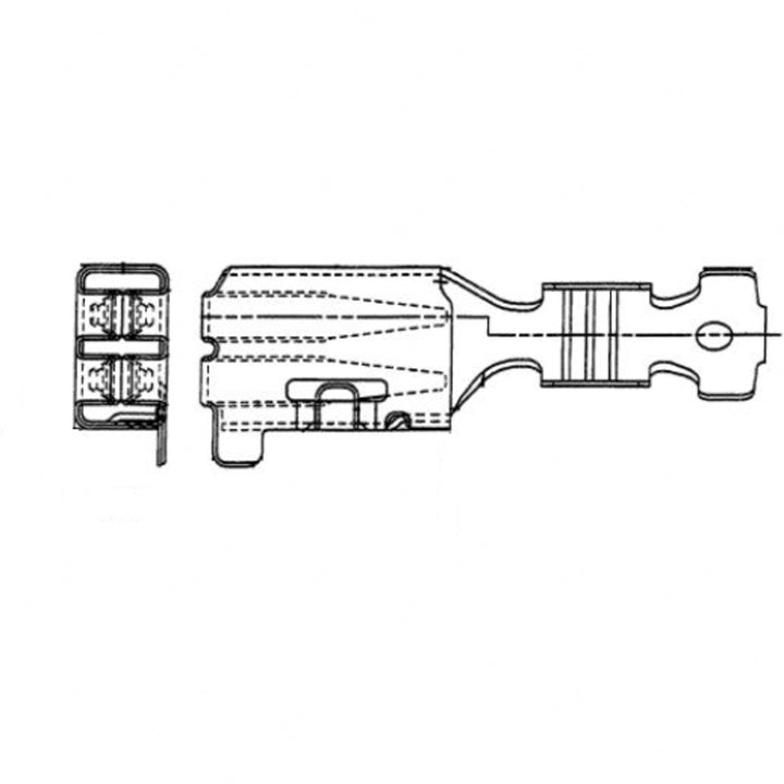 23-13215-000 CONNECTOR-TERM,FEM,MRLY4.8,1-2(16-14)