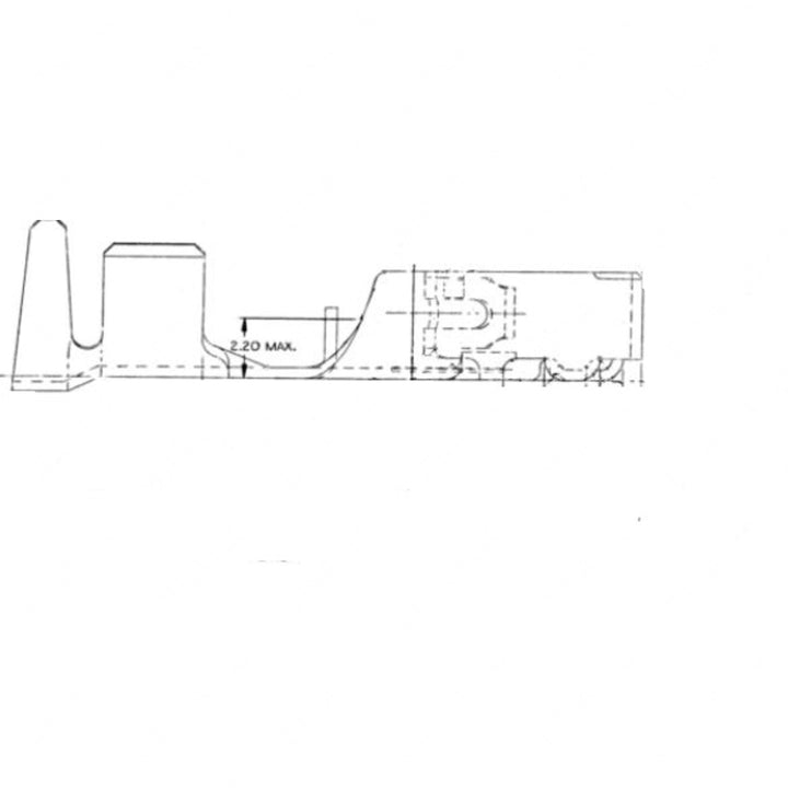 23-13215-040 TERMINAL-FEMALE,ELECTRICAL-ATOFUSE,0.5-0