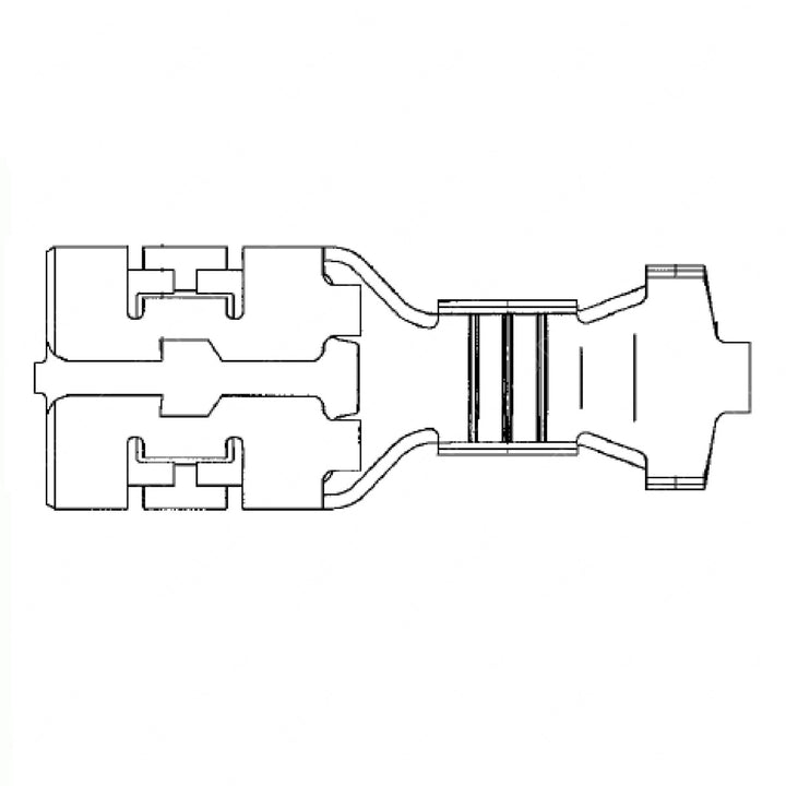 23-13215-400 TERMINAL, FEMALE, RELAY, 9.5