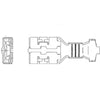 23-13215-401 TERMINAL-FEMALE,ELECTRICAL-HRLY9.5,3(12)