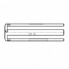 23-13302-204 LOCK-TERM,96W,96CAV,BR