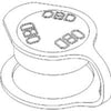 23-13303-809 CONNECTOR-COVER,-BK,DIAG,OBD,CONN ATCH