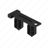 23-13304-500 CLIP CONN-BK NON-ROT 1437839 1
