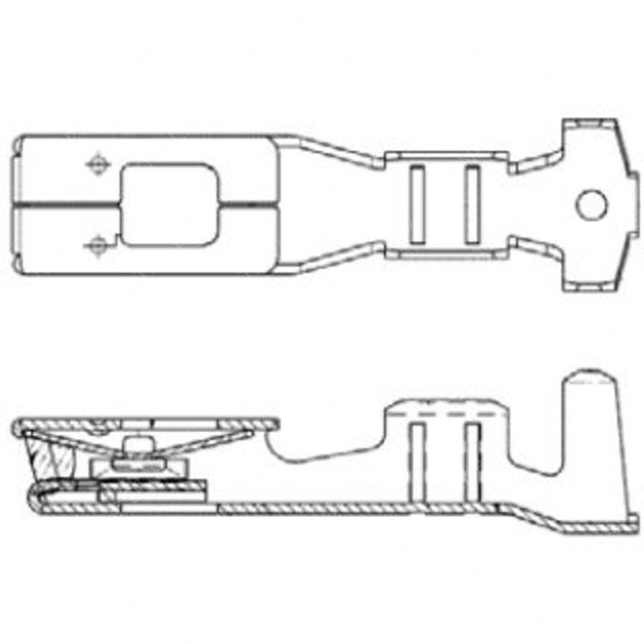 23-13661-481 TERMINAL-FEM,APEX2.8WS,1-2(16-14)