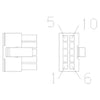23-13662-003 PLUG-10CAV,MF3.0,MOL 43025-1000