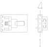 23-13662-412 PLUG-4CAV,SL,MOL50-57-9404,BK