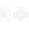 23-13662-802 PLUG-8CAV,DCS2 2.8S,FCI,BK