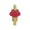 23-13718-003 STUD,PASS-THRU,ELEC,3/8-16,RED