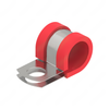 23-13824-003 CLAMP-CUSHIONED,SILICON,0.625ID