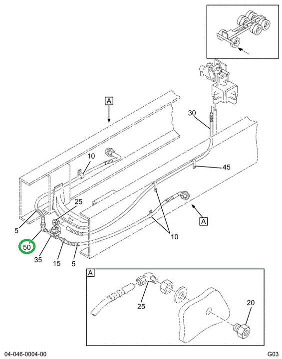 230766R1 Fitting, Elbow, 45 Deg, Flared