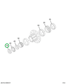 236844R1 NUT R WHEEL BRG ADJ INNER