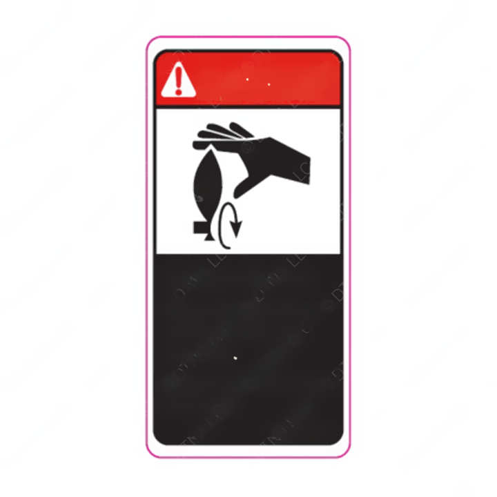 24-00662-001 DANGER,AUTO FAN,ENGL