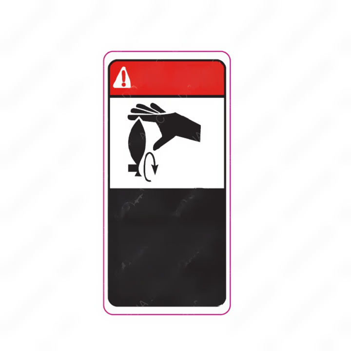 24-00662-003 LABEL-DANGER,AUTO FAN,