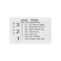 24-01651-021 LABEL-MAIN POWERNET DISTRIBUTION BOX,P3