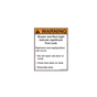 24-01652-001 DISPLAYS-SAFETY DEVICE,LABEL-WARNING LNG