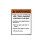 24-01652-003 LABEL-WARNING,NG LEAK,EXTERNAL