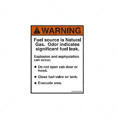 24-01652-003 LABEL-WARNING,NG LEAK,EXTERNAL