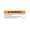 24-01690-000 LABEL-WARNING IN-CAB BATTERIES