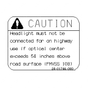 24-01744-000 DECAL-HEADLAGHT OPERATION