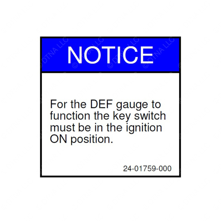 24-01759-000 LABEL-DEF GAUGE