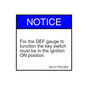 24-01759-000 LABEL-DEF GAUGE