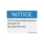 24-02129-000 LV DISCONNECT LABEL MT50E