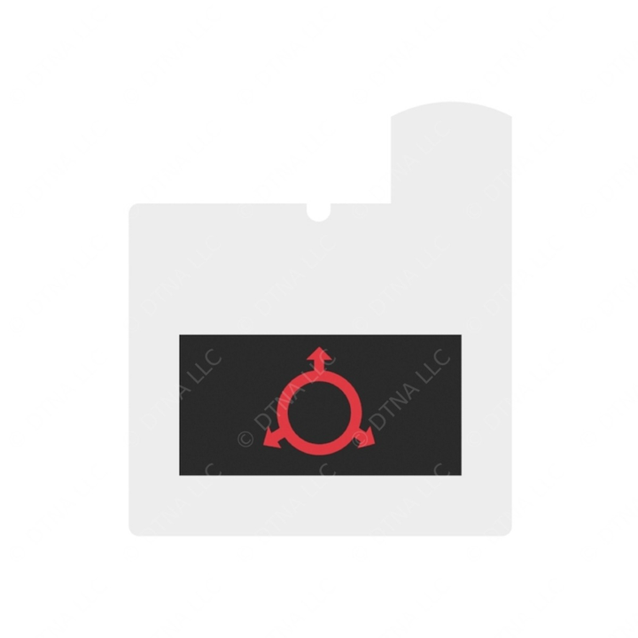 24-54925-084 LENS-INDICATOR/WARNING LAMP LEGEND-LOW A