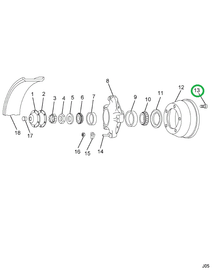 24889R1 BOLT  3/4 X 2-1/4 PHC TYPE 8
