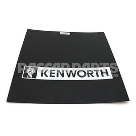 24X24BKWF MUDFLAP-BLACK 3/16 24 KW BAR WHITE