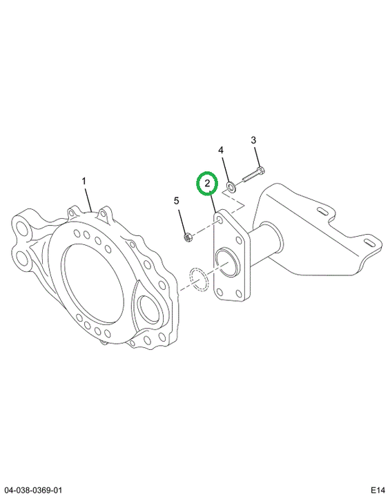2500105C91 BRACKET BRK CAMSHAFT & CHAMBER