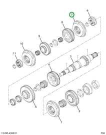 2500245C91 SYNCRNZR,SYNCHRONIZER TRANS 4T