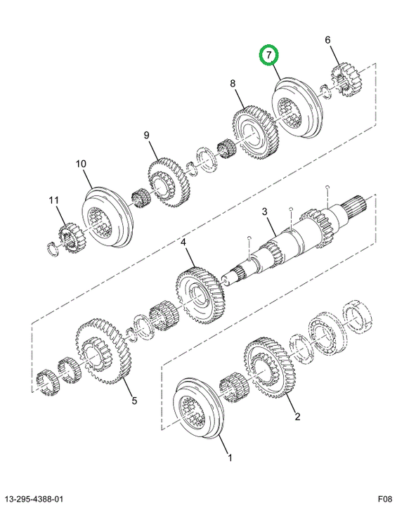2500245C91 SYNCRNZR,SYNCHRONIZER TRANS 4T