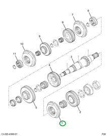 2500246C91 SYNCRNZR,SYNCHRONIZER TRANS 2N