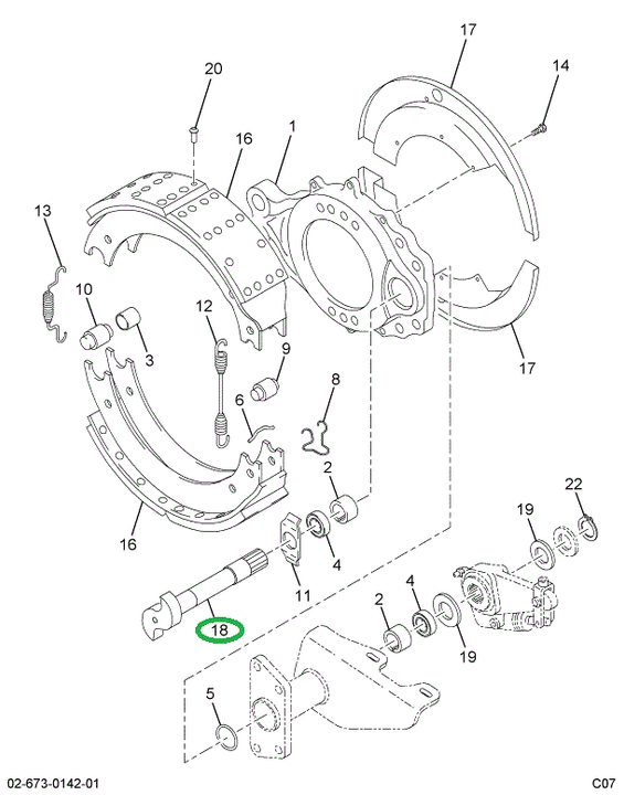 2500418C1 CAMSHAFT BRAKE