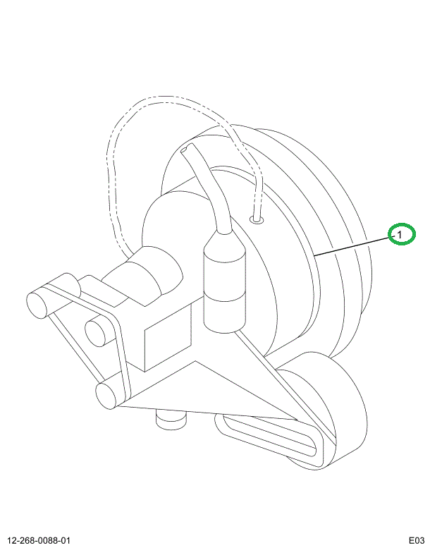 2500676C1 BASE FAN DRIVE PULLLEY