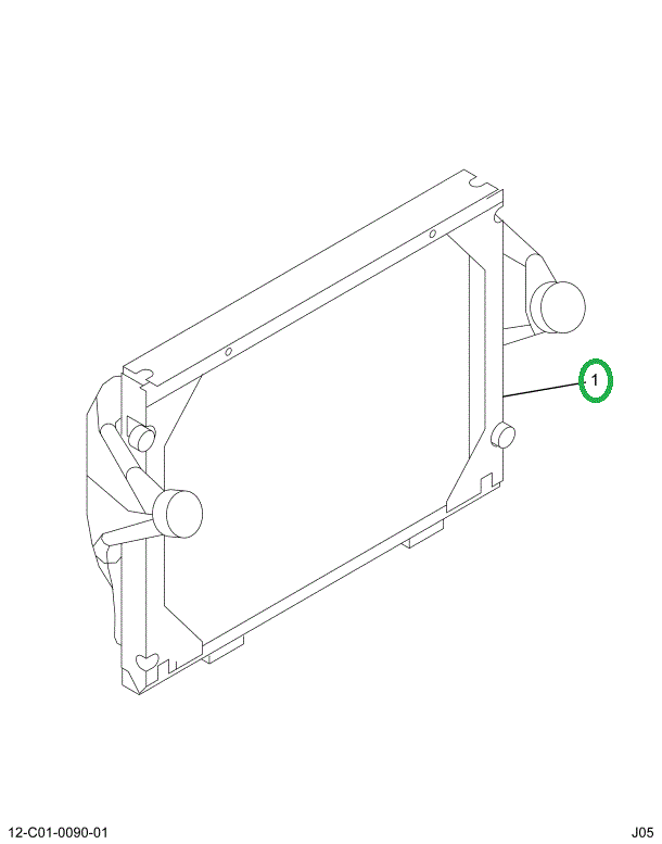 2500917C92 RADIATOR BETA-WELD W/COOLER