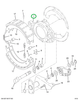 2501244C91 Spider, Brake With Bushing And